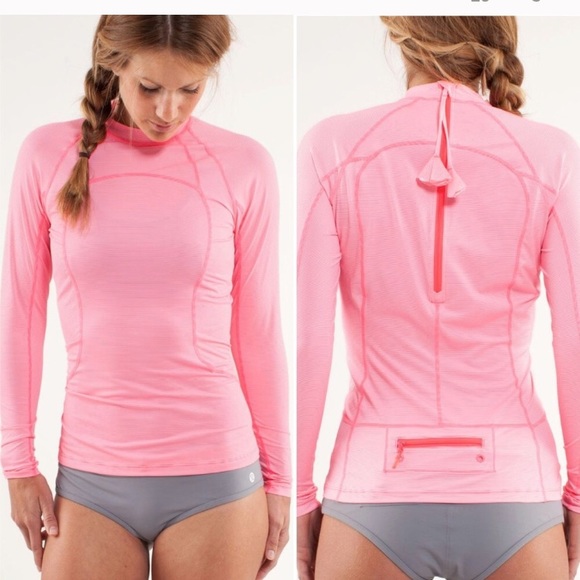 lululemon athletica Other - Lululemon one love rash guard size 6